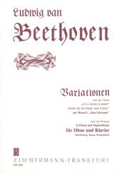 Beethoven, Ludwig van: Variationen über das Thema 'La ci darem la mano' für Oboe und Klavier 