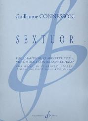 Connesson, Guillaume: Sextuor pour hautbois, clarinette en sib violon, alto, contrebasse et piano, parties 