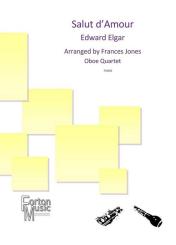 Elgar, Edward: Salut d'Amour for 3 oboes and cor anglais, score and parts 