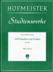 Ferling, Franz Wilhelm: 144 Präludien und Etüden für Oboe 