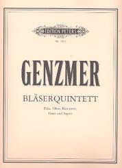 Genzmer, Harald: Quintett GeWV 351 für Flöte, Oboe, Klarinette, Horn und Fagott, 5 Stimmen 