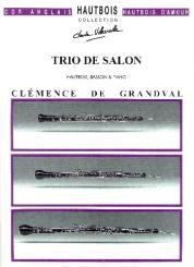 Grandval, Marie Félicie Clémence de Reiset: Trio de salon pour hautbois, basson et piano, parties 