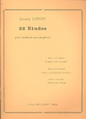 Loyon, Ernest: 32 Études pour hautbois ou saxophone 