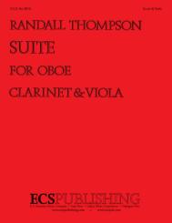 Thompson, Randall: Suite for oboe, clarinet and viola, score and parts 