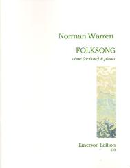 Warren, Norman: Folksong for oboe (flute) and piano  