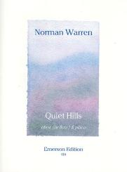 Warren, Norman: Quiet hills for oboe (flute) and piano  