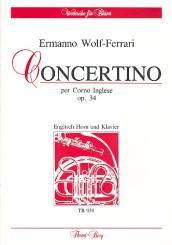 Wolf-Ferrari, Ermanno: Concertino (Kleines Konzert)  op.34 für Englischhorn und Klavier 