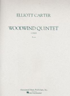 Carter, Elliott: Quintett für Flöte, Oboe, Klarinette, Horn und Fagott, Partitur 