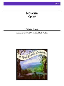 Fauré, Gabriel Urbain: Pavane op.50 for flute, oboe, clarinet, horn and bassoon, score and parts 