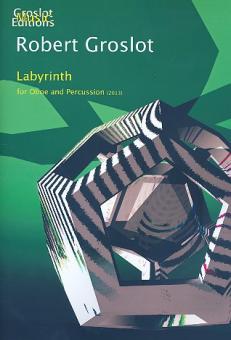 Groslot, Robert: Labyrinth for oboe and percussion, score and parts 