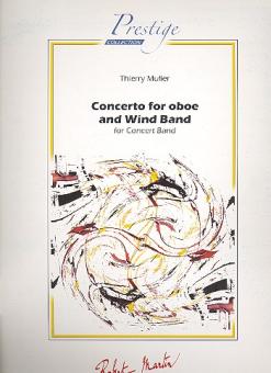 Muller, Thierry: Concerto for oboe and Wind Band for concert band, score 