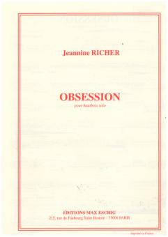 Richer, Jeannine: Obsession für Oboe solo  